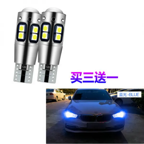 led 마이크로 라이트 적용 토요타 웨이치fs 카롤라 치현향 캠리 레이 링 t10 시 와이드, 맞장구, 선명한 10등블루 한쌍