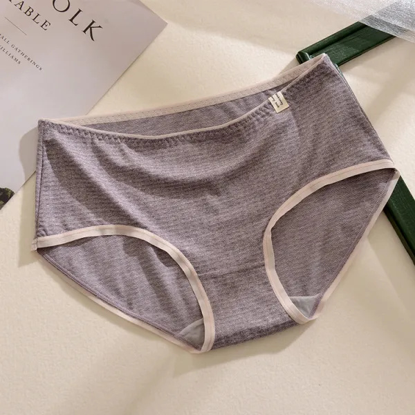 나루히나 삼각팬티 솔리드 무지 면린넨 면화사 블러킹 이지 배기 겨울 가을 숲 순면 코튼 밑동 x3개