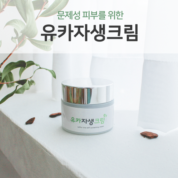 [유카자생크림] 유황 시카 피부 진정 자생크림, 1개