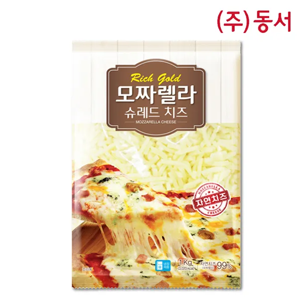 동서 99% 자연치즈 모짜렐라치즈 1kg 1개