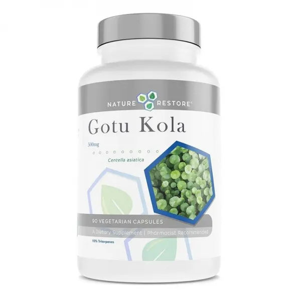 Nature Restore 네이쳐리스토어 고투콜라 추출물 500mg 90캡슐, 1mg, 1개