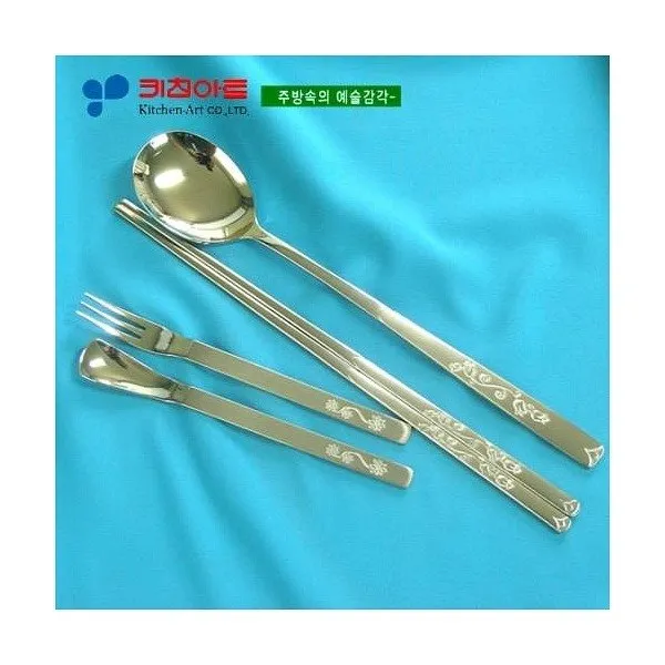 [키친아트] 은초롱(사틴공법)젠스타일 티스푼수저SET(실속경제형), 상세 설명 참조, 상세 설명 참조