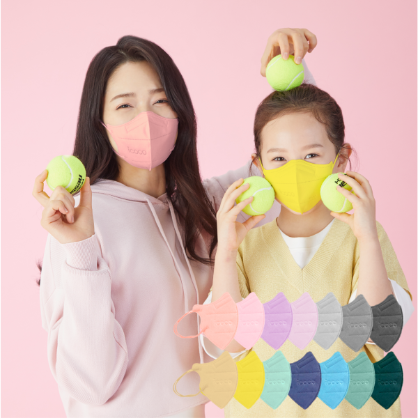 아이코코 새부리형 컬러 마스크 대형 중형 소형, 핑크, 대형L, 50매