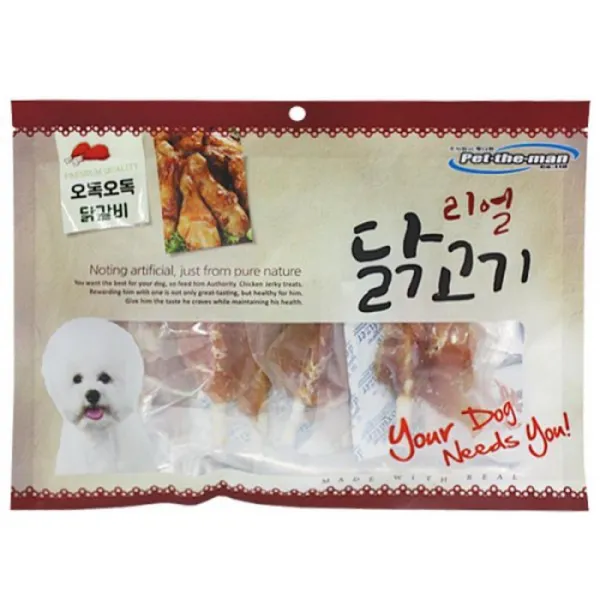 애견 간식 치킨 젤리 닭갈비(300g)x2 본능충족 신선 건강 기능성, 1개