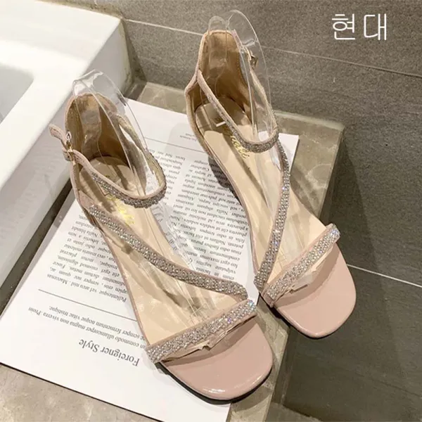 Xr 190614여성 여름 샌들 하이힐 가보시힐 스틸레토샌들 A05