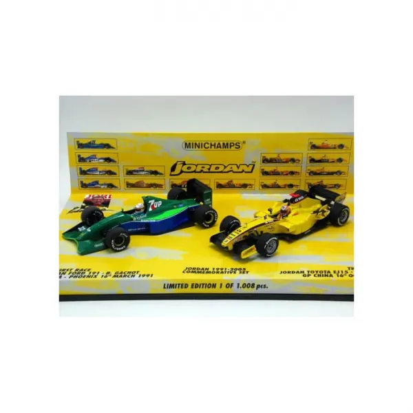 교쇼 Minichamps DP 43 조던 2 개 세트 1991-2005 (가쇼 / 문하생 완제품