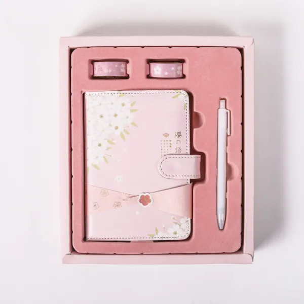 크리에이티브 핸드 어카운트 본 열 목 사쿠라 지 어 손어귀 장 선물 펜 홀더 밴드 소 후레쉬 스케줄 북 Nba6986885핑크