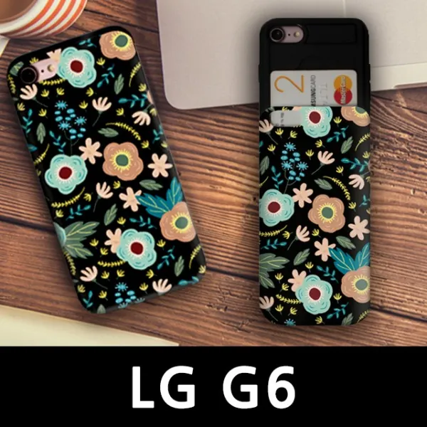 ksw86626 LG G6 꽃핀다 카드 범퍼케이스 F900