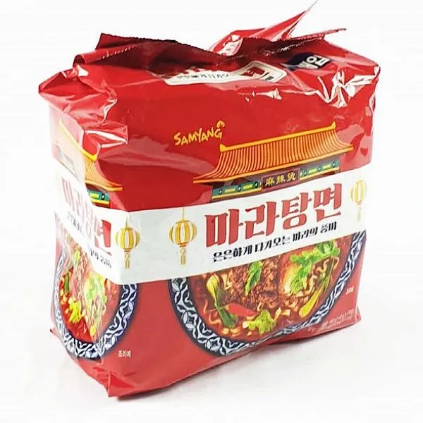 디자인그룹 티에스 마라탕면 140g X 1 봉지라면, 1