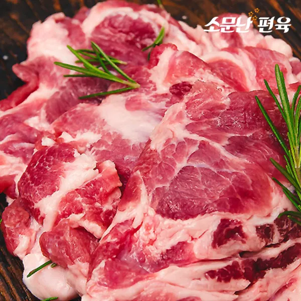 [소문난편육]국내산돼지뒷고기단품(덜미살)500g, 단일상품