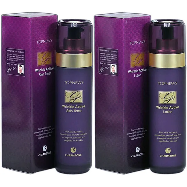 참존 탑뉴스 지이 링클 액티브 스킨토너 130mL + 로션, 1개