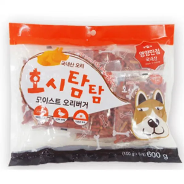 개간식 비만방지 훈련간식 오리 600g 5개 트릿 반려동물 펫