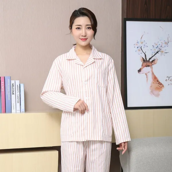 사계절 러블리 병원룩 스트라이프무늬 병원 환자복 단체복 여성 남성 유니폼 세트 7가지 컬러