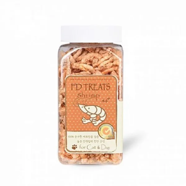 도매공간 에프디 트릿 55g 새우 강아지 져키 1