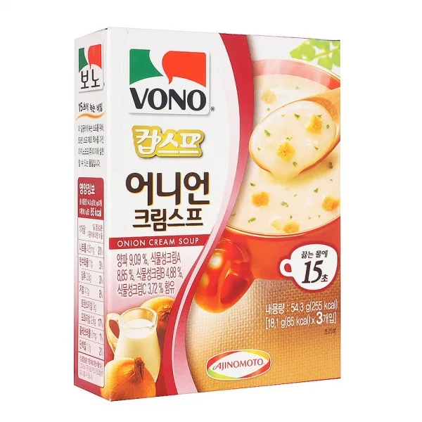 보노 컵스프 어니언크림스프 x 10케이스 간단한아침식사, 54.3g, 10개