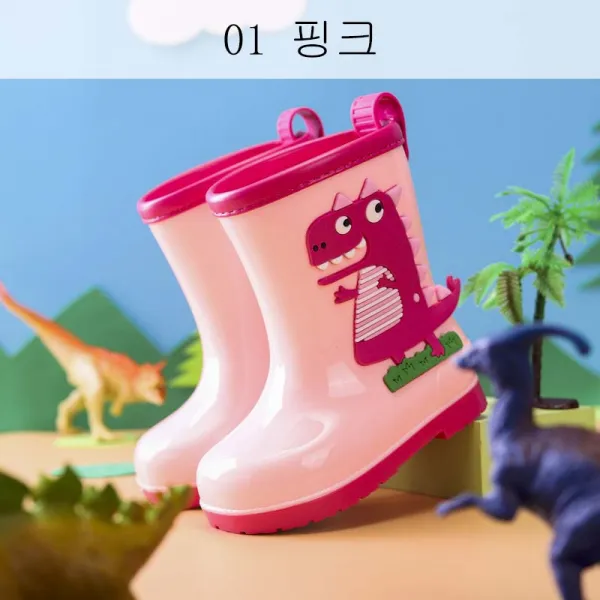 HY 아동용 검부화 녀아 사내아이 동아 유치원생 아기 물신이 미끄러워 우천화를 방지한다. XT26 A28