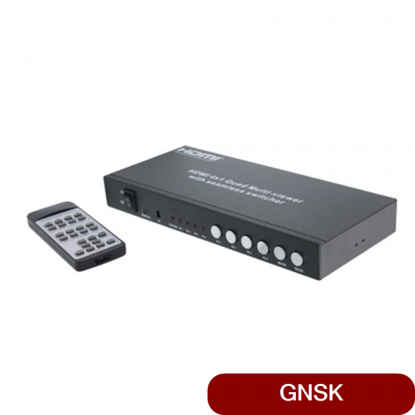 영상장비 HDMI 4x1 화면 분활기 리모콘포함 분배기 AV셀렉터 IR시스템 선택기, 상세페이지참조()