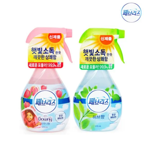  유앤강 생활용품 페브리즈 섬유탈취제 허브향 / 다우니향 370ml Ynk11280d 페브리즈 섬유탈취제 허브향 370ml:현재상품선택