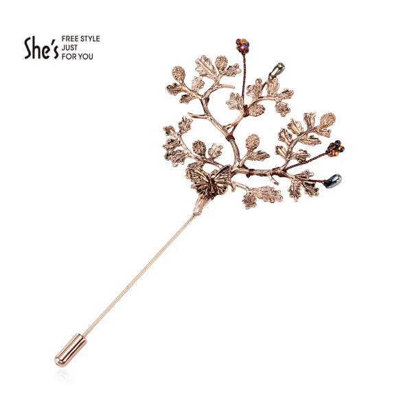 코르사주 shes대영 박물관 권리 플라워 브로치 셔츠 바늘꽂이 여성