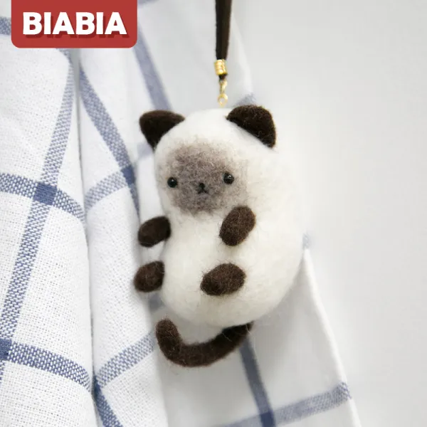 피아이케이6 인형 Biabia 양털 울 펠트 뽀송이 Diy 재료 가방 커플 핸드메이드 제작 선물 어린 본상품 관심을 가지다 가게 수장 우선 출하