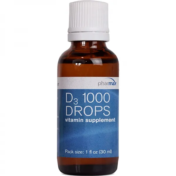 D3 1000 드롭 면역성 뼈 심장 및 정서적 건강 1 fl oz 지원, 상세페이지 참조, 상세페이지 참조