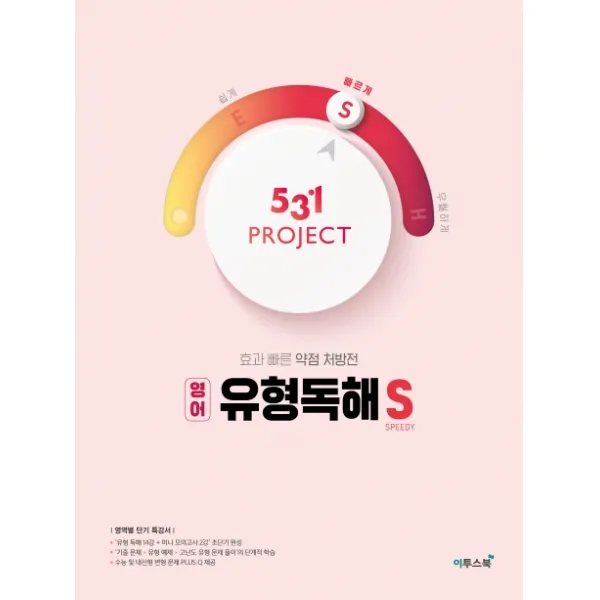 531 Project(프로젝트) 고등 영어 유형독해 S(Speedy)(2021):효과 빠른 약점 처방전, 이투스북