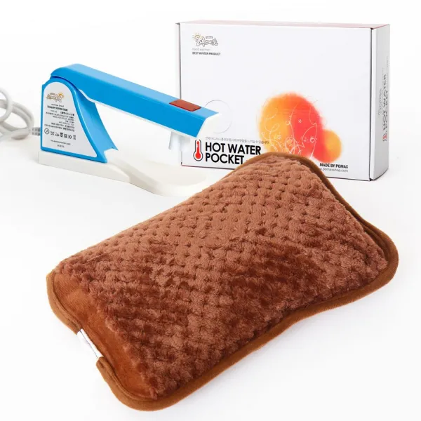 포백스 팡팡몰 10분충전식 손난로 찜질기 핫팩 3.와플형브라운