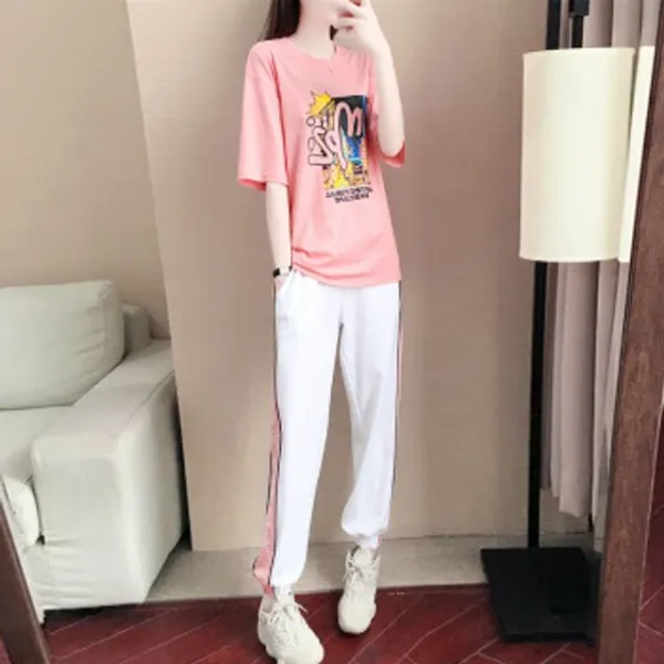 CMQ 홍콩 핫팩 썸머 반팔세트 자매결장 크레이지