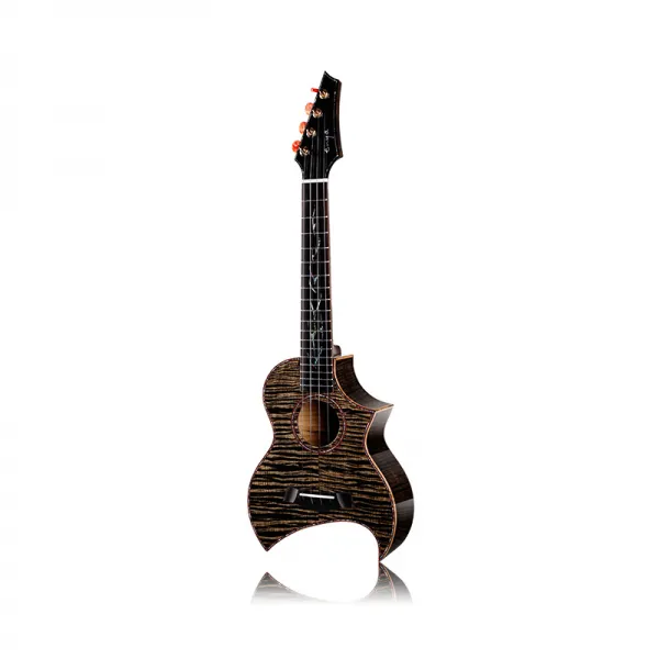ENYA 은아 5주년 기념판 호무늬 풍목 ukulele 완전 유클리리 E5 EUT-e5 26인치 (BK 블랙)