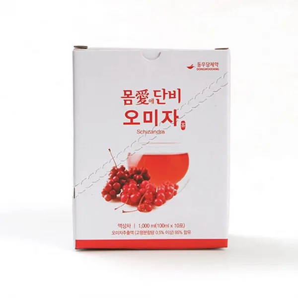 우니유리 자연 그대로 몸애단비 오미자 액상차 100mlX10포 오미자차, 1
