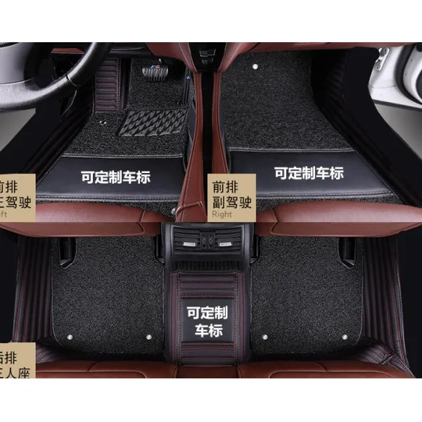 적화천 bmw 5계 530le 신에너지 전용 풀 포위 자동차 발 받침 오일 전기 혼합, 블랙 라인 블랙 실크