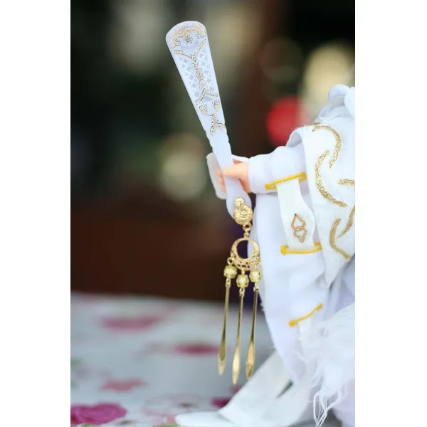 주문 제작 희극 인형 소품 1기라성 지 전용 눈 부채 일체형 30 센치 이하