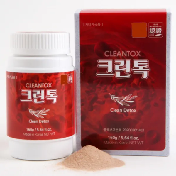 크린톡1개/보나겐24 1개/크린톡2개/크린톡3개/크린톡1개+보나겐24 1개/크린톡2개+보나겐24 1개(사은품-해죽순차 국수 비누 환 마스크 텀블러 랜덤), 1개, 크린톡 160g