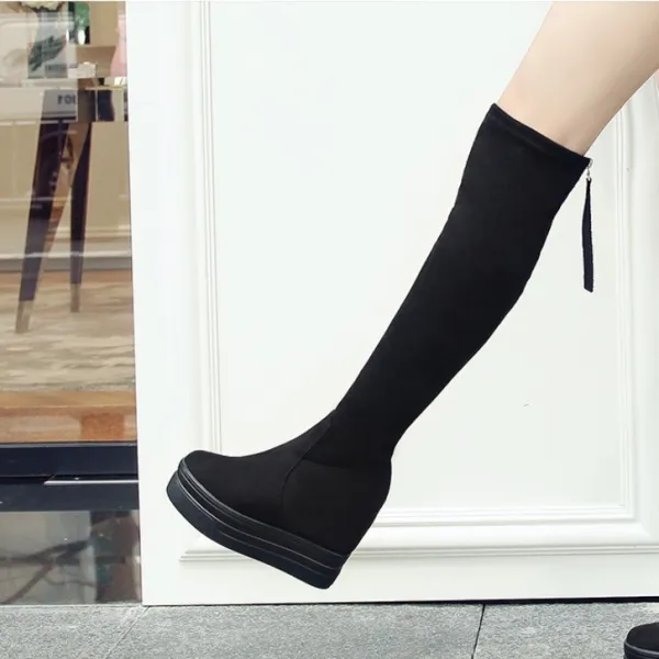 리앤킴 여성 웨치힐 롱 부츠 YD96