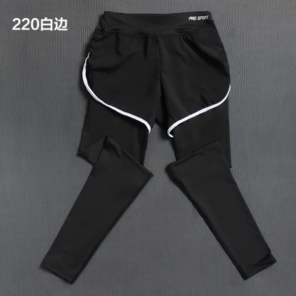 하다맘 동고동락 봄 여름 운동 속건 헬스팬츠 페이크 요가팬츠 러닝 단라인 바지 여성
