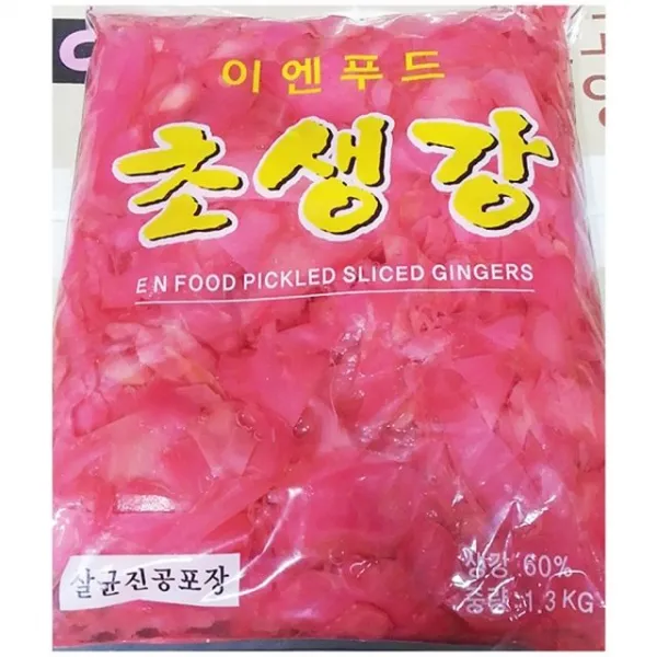 일식초생강 이엔 식자재 절임 식재료 적초 생강 절임 1.3kg 1ea 적초생강 초생강 콩심 1_dh