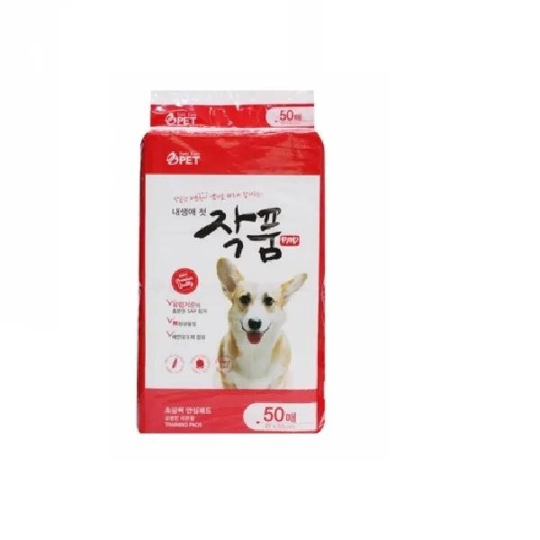 작품 배변패드 50매 배변패드50매 애완동물 강아지위생용품, 1개