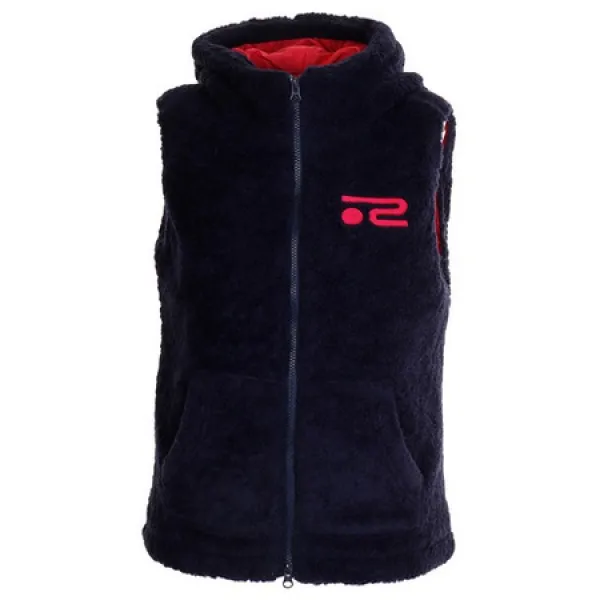 러 서 센（ROSASEN） 골프 웨어 레이디스 에코 퍼(fur) 베스트 045-41072-098 （Ladys） PROD112513957, 네이비