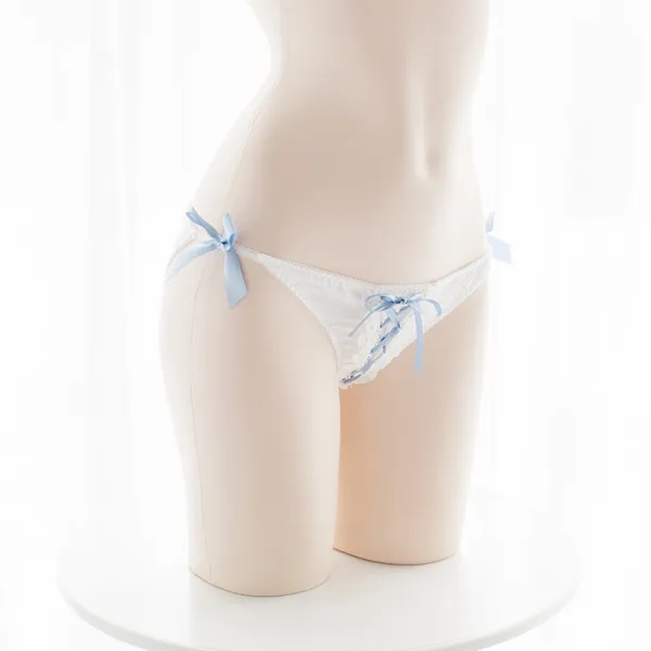 뚱뚱한 로즈 팬츠 남녀 공당위 깜찍한 리본 묶음 결승 살결이 뽀얀 귀요미 여성복 용품 화이트 힙 둘레 85-92, 단일상품