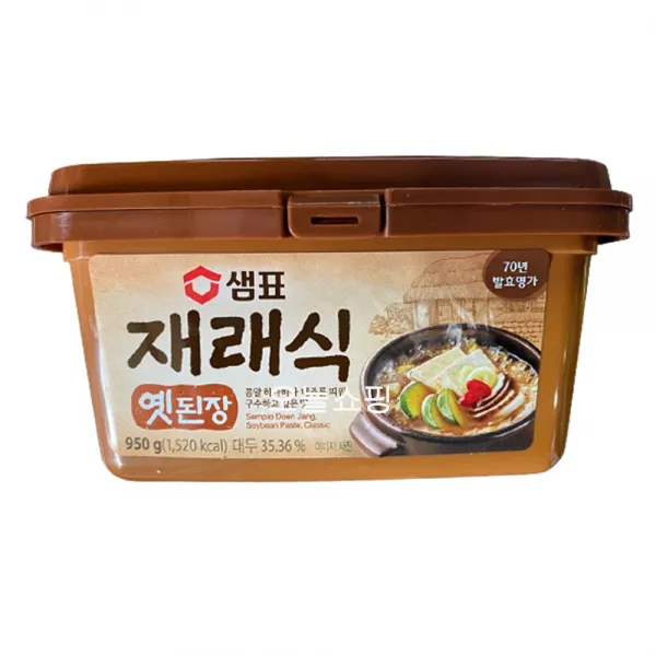 [샘표] 재래식옛된장 950g, 950g, 1개