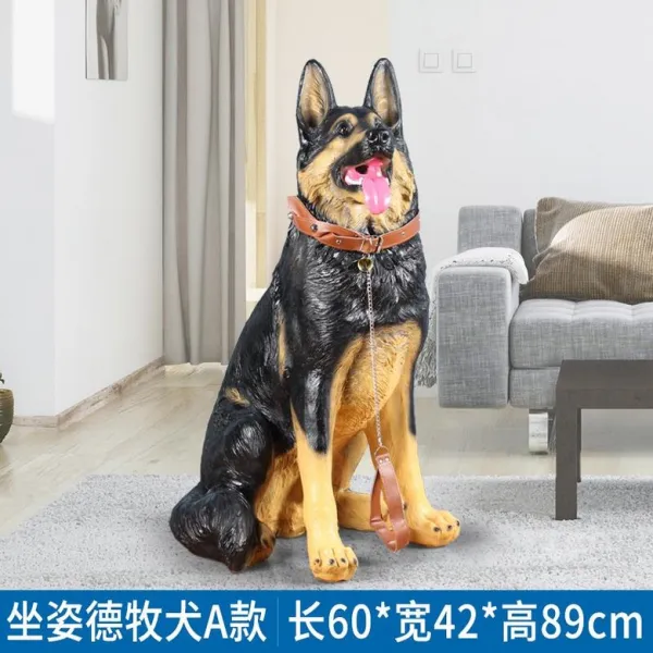 인테리어소품 문앞 정원 지킴이 럭키 길조 동물 모델 홈 거실 정원 장식, XY6001 초대형 Demu (그림자 컨트롤 포함)
