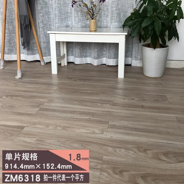 몰탈 pvc방수내마모성 스티커형 가정용 시멘트바닥 스티커 두꺼운 모조목무늬 거실 장판, T13-ZM5918달라붙는 힘을 내다 보강 1.8mm두꺼운