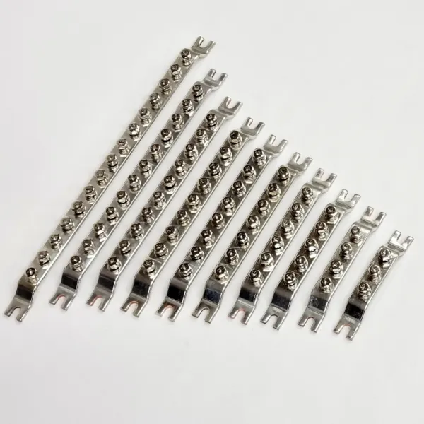 접지 접지부스바 접지단자대 접지단자 석도금 볼트도금 ( 3T X 3P - 3T X 20P )