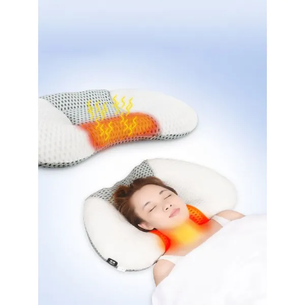 메달의민족 마사지베개 발열베게 목안마 졸도 목베개 지압베개, 마사지 베개 1개