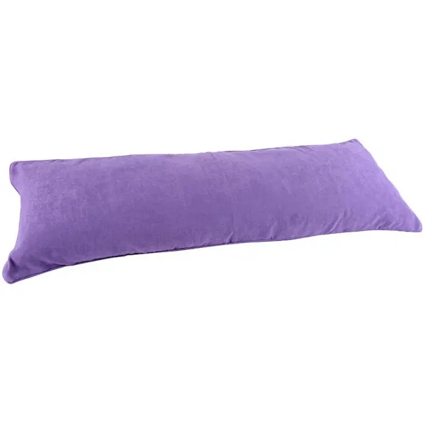 Nmt 두 배 편 들어 진 지퍼 20x54를 가진 자주색 Microsuede 몸 베개 덮개 P0757006p55gu88 20x54 Inches Lavender/Purple