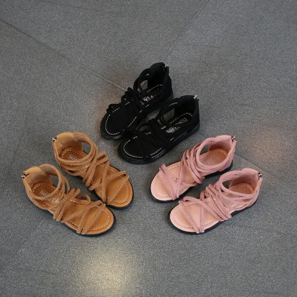 kirahosi YZ 2019 여름 신상품 여아 샌들 로마화 공주 신발 AMdvva7