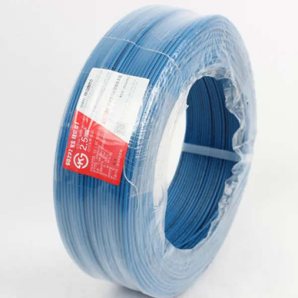일신전기조명 Hiv전선 2.5sq 300m 단선 청색 한롤 1개