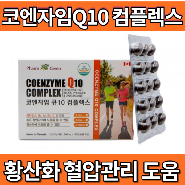 코엔자임q10 코큐텐 효능 혈압관리 황산화제 코엠자임큐텐 2개월