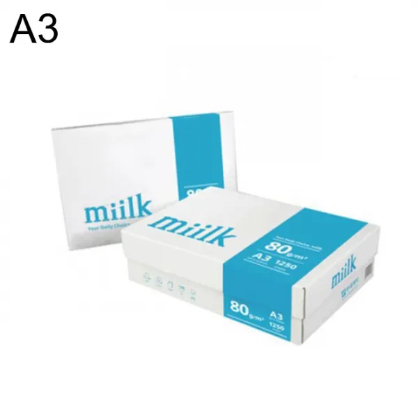 한국제지 밀크 복사용지 80g A3 1250매 (250매x5권)