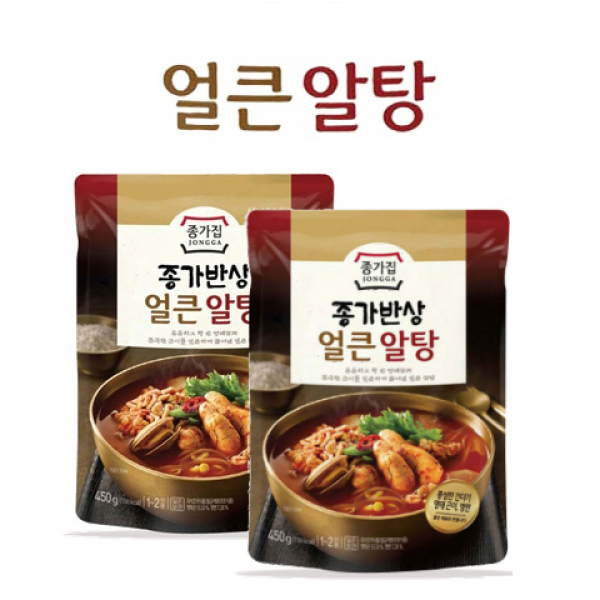 자연일기농장 시원한 뒷맛이 일품인 얼큰 알탕 450g 2개 즉석탕, 4개